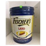Vintage Fischer's Pure Lard Tin