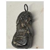 Vintage Gnome Figural Novelty Rattle /  Bell