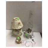 Lamp (cord Broken), Oil Lamp, Lighted Elephant