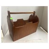 Wooden Magazine Holder
