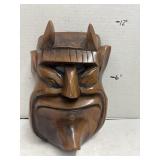 Wooden Mask Decor
