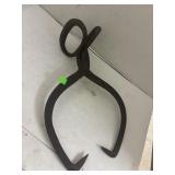 Wrought Iron Ice Block Carrier Tongs