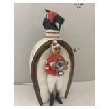 VINTAGE SWANK JOCKEY SCOTCH DECANTER