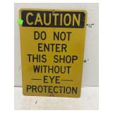 Metal Sign - Caution