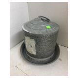 Galvanized Metal  Chicken Waterer