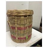 Woven Basket w/ Lid