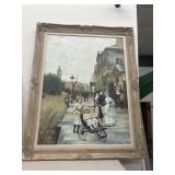 Framed Art / Painting on Canvas approx 37 x 47