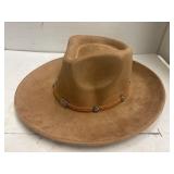 Wide Faux Suede Brim Hat - new