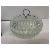 Diamond Point Boutique Glass Candy Box