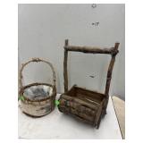 2 Vintage Baskets