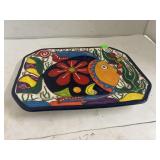 Hand Painted Fish Platter