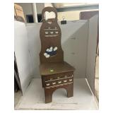 Vintage Hand Crafted Wooden Child/Doll Chair