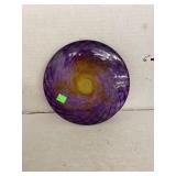 Blown glass platter