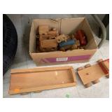 Wooden Truck, Trailer, Train Cars