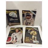 Vntg Newsweek 1968, 1969 -  Space, NASA, Moon