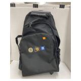 Multi pouch backpack/wheeled bag