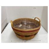 Longaberger Holiday Hostess pinecone basket w/