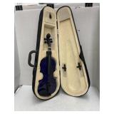 Mendini by Cecilio 1/4 size purple violin and
