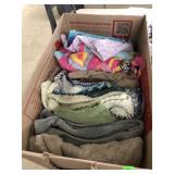 Box of Blankets & Towels