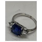 Jewelry - Simulated Blue Sapphire - marked 925