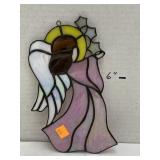 Stained glass angel suncatcher