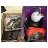 2cnt Boxes of misc Wires, Electrical Items, misc