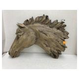 Resin horse head wall hanging