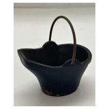 Vintage Cast Iron Miniature Coal Scuttle/Bucket