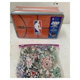 NBA 200 Chip Poker Set and More Chips