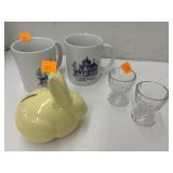 Bunny Coin Bank & Mugs ( First Preby. Church,