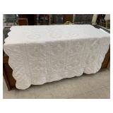Vntg Quilt Crochet Medallions Battenberg Lace?,