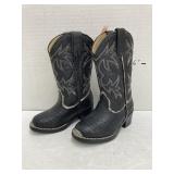 Childï¿½s leather cowboy boots  Sz 6