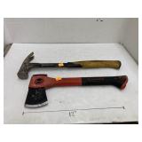 Dewalt hammer & Crescent Hatchet