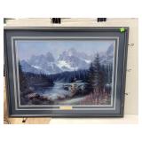 Framed Print - McKinley Glacier