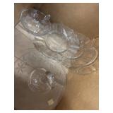Vintage Clear Glass Lot