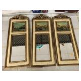 3cnt Decorative Mirrors