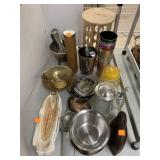 Corn Dishes, Metal Basket, Iron, Misc