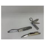 3 Pocket Knives