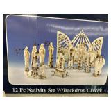 Nativity Set w/ Backdrop Crï¿½che