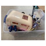 Tote (with lid) of Toys