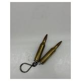 2 Bullet Key Chains