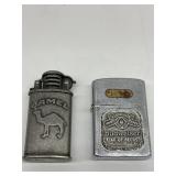 2 Lighters - Budweiser & Camel