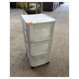 Sterilite Rolling  3-Drawer Storage
