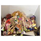 Large Lot of Toy Plush Dolls