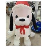 Blow Up Christmas Dog