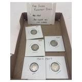5 cnt Silver Roosevelt Dimes