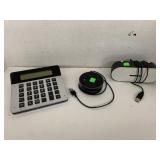 Speaker, Alexa, Calculator clock