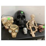 Skulls and skeleton decor