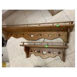 2cnt Wooden Shelves
