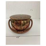 Metal container w/ lid